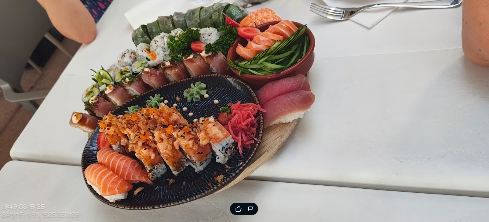 Le plateau de sushi de la maison